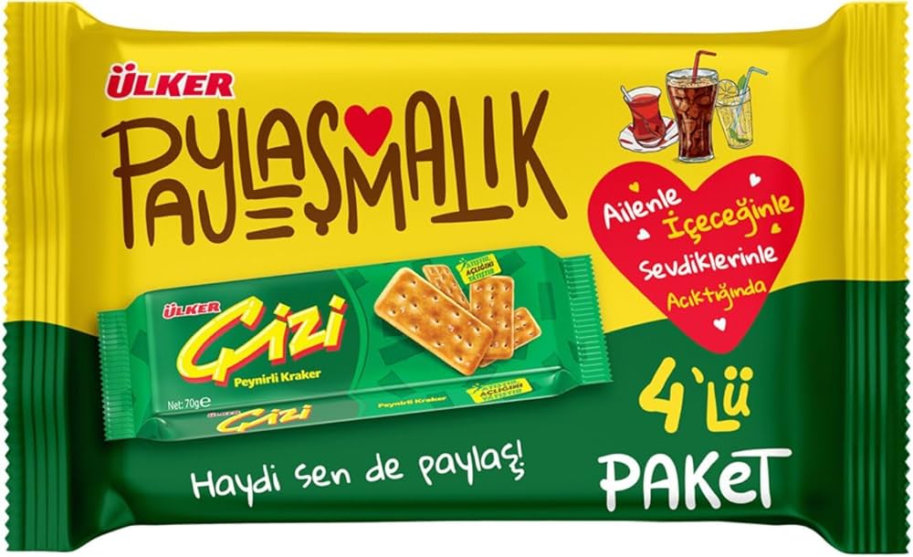 Ülker Çizi Kraker Multipack 4x70 g
