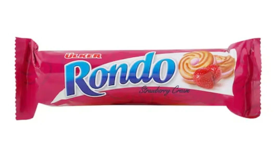Ülker Rondo Çilek Aromalı Bisküvi 61 g2