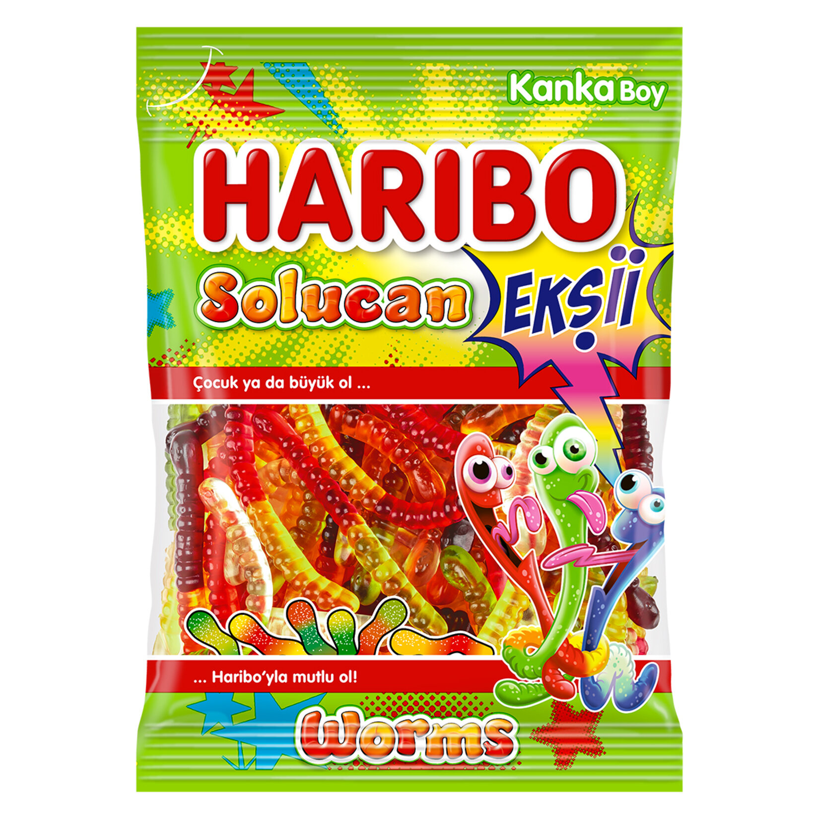Haribo Fizz Ekşili Solucan 70 g